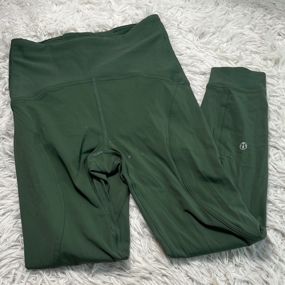 lululemon athletica Pants - Lululemon Train Free High-Rise Crop 23" Algae Green